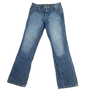 RLL Lauren Jeans Co. Womens 8 Light Wash Bootcut Classic Prep